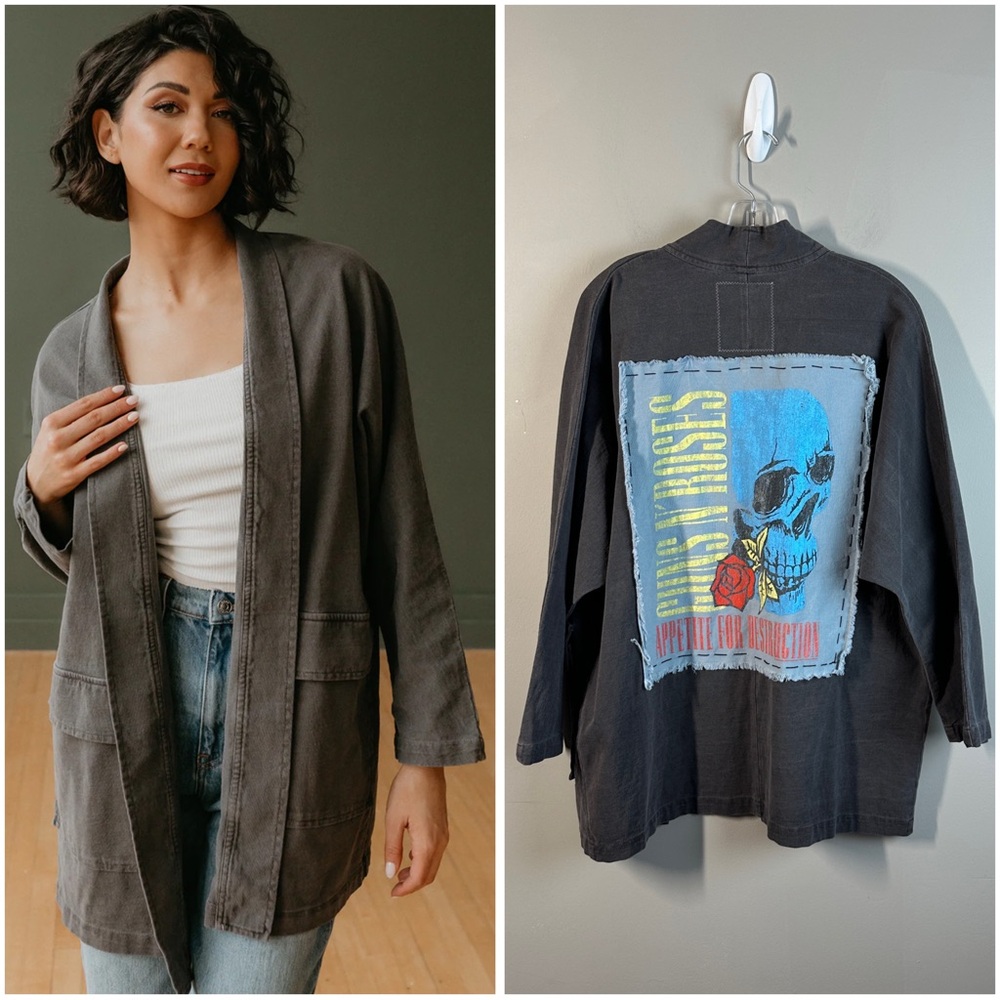 People of Leisure x Guns N’ Roses Womens The Joni Size L / XL Organic Cotton
